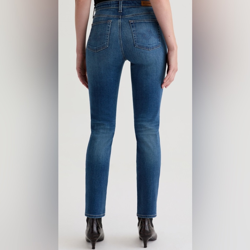 AG Adriano Goldschmied AG-ED Women's Skinny Jeans in Blue distressed size 28r